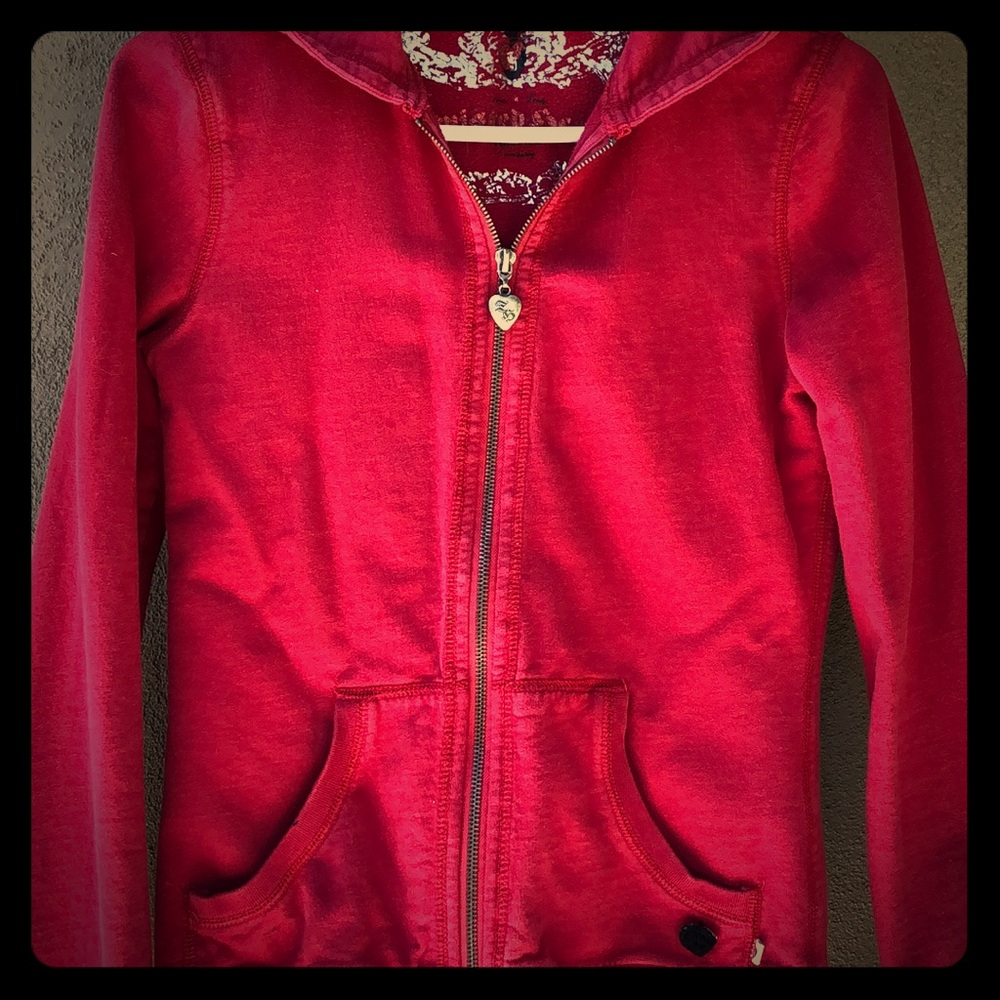 Red Twisted Heart ♥️ Zip Hoodie